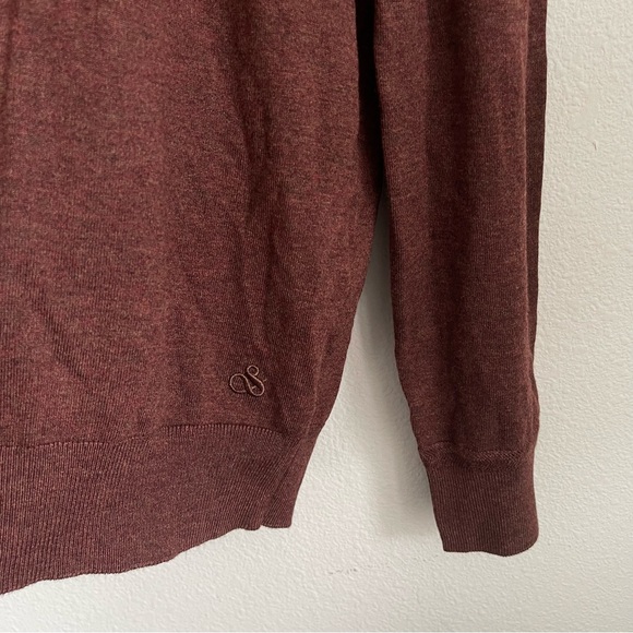 Scotch and Soda Classic Melange Rust Sweater Pullover - Picture 8 of 8